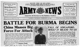 A major battleground, Burma was devastated during World War II. By March 1942, within months after they entered the war, Japanese troops had advanced on Rangoon and the British administration had collapsed. A Burmese Executive Administration headed by Ba Maw was established by the Japanese in August 1942.<br/><br/>

Wingate's British Chindits were formed into long-range penetration groups trained to operate deep behind Japanese lines. A similar American unit, Merrill's Marauders, followed the Chindits into the Burmese jungle in 1943. Beginning in late 1944, allied troops launched a series of offensives that led to the end of Japanese rule in July 1945. However, the battles were intense with much of Burma laid waste by the fighting. Overall, the Japanese lost some 150,000 men in Burma.<br/><br/>

Although many Burmese fought initially for the Japanese, some Burmese, mostly from the ethnic minorities, also served in the British Burma Army. The Burma National Army and the Arakan National Army fought with the Japanese from 1942 to 1944, but switched allegiance to the Allied side in 1945.